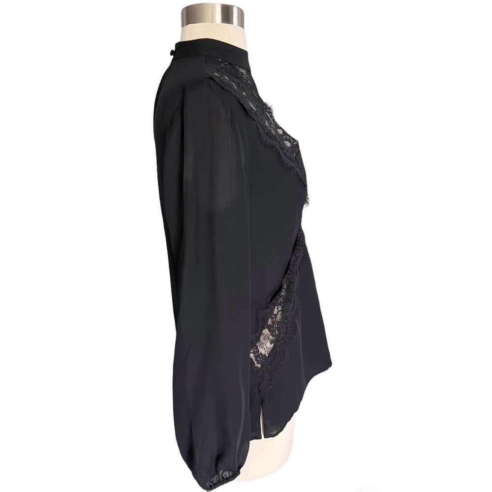 Cami NYC The Skylar Black Lace Long Sleeve Top Blouse XS - Picture 4 of 7